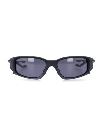 Oakley Plantaris Performance Square Shield Sunglasses In Black