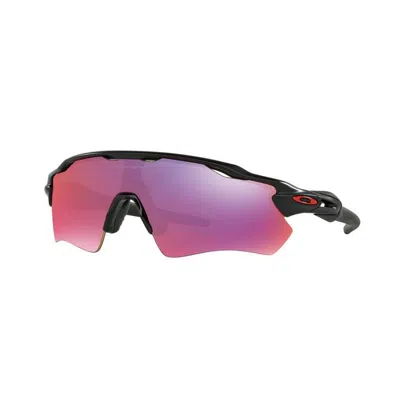 Oakley Sunglasses, Radar Ev Path Oo9208 In Black Matte,red Mirror