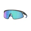 Oakley Rslv 149mm Prizm Polarized Shield Sunglasses In Blue