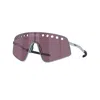 Oakley Sutro Ti Sweep Prizm Road Shield Unisex Sunglasses Oo6025 602504 138 In Gray
