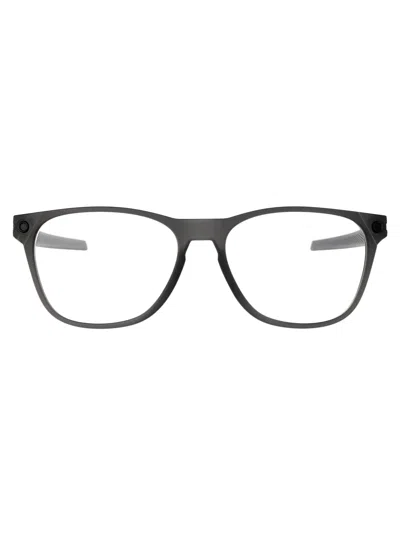 Oakley Ojector Rx Glasses In 817702 Satin Grey Smoke