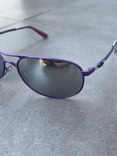 Pre-owned Oakley Oo4068-10 "given" Violet Sunglasses