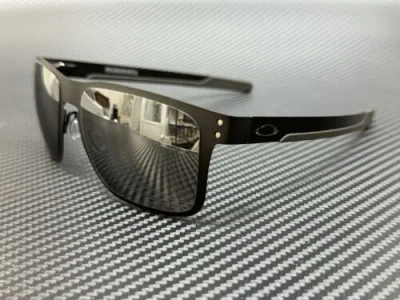Pre-owned Oakley Oo4123 17 Matte Black Prizm Men's 55 Mm Sunglasses