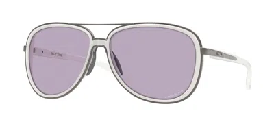 Oakley Women's Split Time Sunglasses, Oo4129 In Matte Vapor
