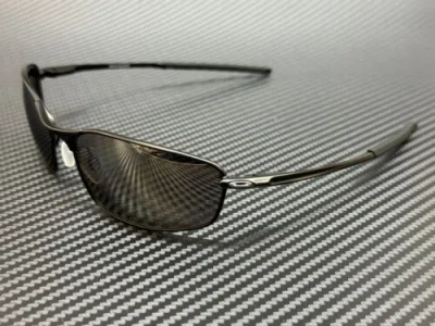 Pre-owned Oakley Oo4141 03 Satin Black Prizm Polarized 60 Mm Men's Sunglasses