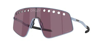 Oakley Oo6025 Sutro Ti Sweep 602504 Men's Sunglasses Blue Size 138 In Purple