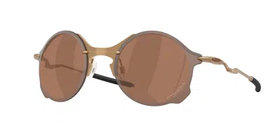 Oakley Oo6026 Tailend Ti 602604 Occhiali Da Sole Marroni Per Uomo In Brown