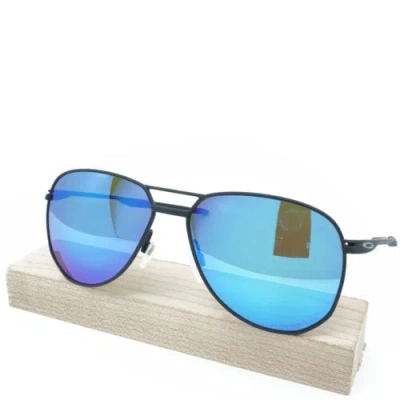 Pre-owned Oakley [oo6050-04] Mens  Contrail Ti Polarized Sunglasses In Blue