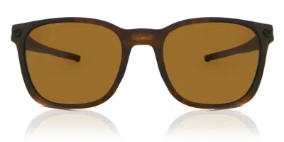 Oakley Oo9018 Ojector Polarized 901805 Occhiali Da Sole Tartarugatishell Per Uomo In Brown