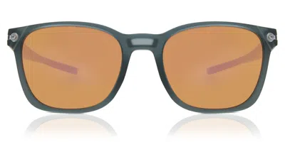 Oakley Oo9018 Ojector Polarized 901816 Men's Sunglasses Black Size 55 In White