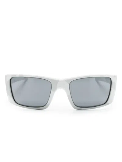 Oakley Oo9096 Rectangle-frame Sunglasses In White