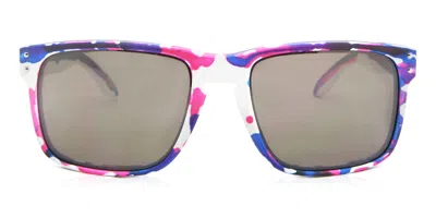 Oakley Oo9102 Holbrook 9102v1 Occhiali Da Sole Blu Per Uomo In Gray