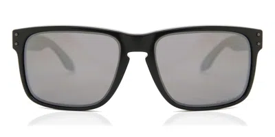 Oakley Oo9102 Holbrook Polarized 9102d6 Men's Sunglasses Black Size 55