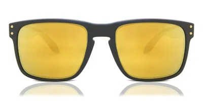 Oakley Oo9102 Holbrook Polarized 9102w4 Men's Sunglasses Black Size 55