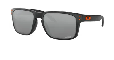 Pre-owned Oakley Oo9102-l755 Nfl Holbrook Black Prizm Sunglasses Rx 57-18-137