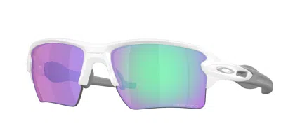 Oakley Oo9188 Flak 2.0 Xl 9188k3 Occhiali Da Sole Bianchi Per Uomo In Gold