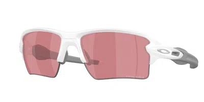Oakley Oo9188 Flak 2.0 Xl 9188k4 Occhiali Da Sole Bianchi Per Uomo In Pattern
