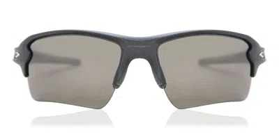 Oakley Oo9188 Flak 2.0 Xl Polarized 9188f8 Occhiali Da Sole Grigi Per Uomo In Transparent
