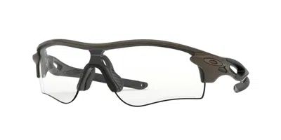 Oakley Oo9206 Radorlock Path Asian Fit Men's Glasses, Grey, Size 138 In Green