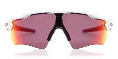 Oakley Oo9208 Radar Ev Path 920805 Occhiali Da Sole Bianchi Per Uomo In Pink