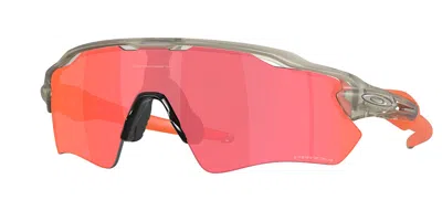 Oakley Oo9208 Radar Ev Path 9208f8 Men's Sunglasses Grey Size 138 In Black