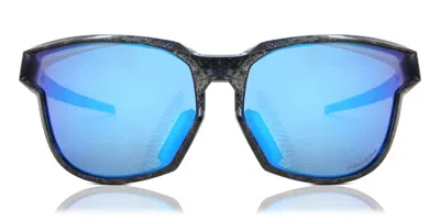 Oakley Oo9227 Kaast 922705 Men's Sunglasses Grey Size 73 In Blue