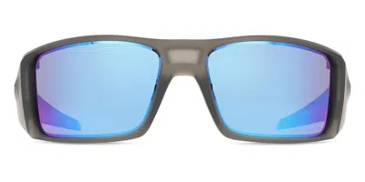 Oakley Oo9231 Heliostat Polarized 923124 Men's Sunglasses Grey Size 61 In Black