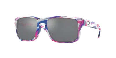 Oakley Oo9244 Holbrook Vestibilità Orientale 924455 Occhiali Da Sole Bianchi Per Uomo In White