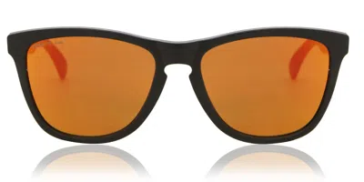 Oakley Oo9245 Frogskin Asian Fit 924563 Men's Sunglasses Black Size 54 In Brown