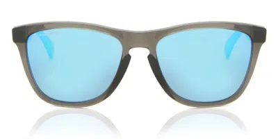 Oakley Oo9245 Frogskin Asian Fit 924574 Men's Sunglasses Grey Size 54 In Blue