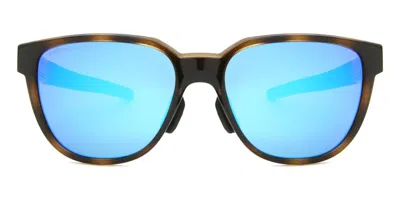 Oakley Oo9250a Actuator Asian Fit Polarized 925004 Men's Sunglasses Tortoiseshell Size 57 In Brown