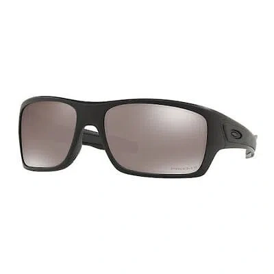 Pre-owned Oakley Oo9263-5063 Si Turbine Blackside W/ Prizm Black Polar
