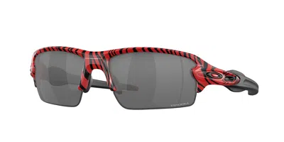Oakley Oo9271 Flak 2.0 Asian Fit 927151 Men's Sunglasses Red Size 61