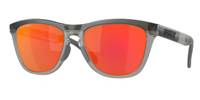 Oakley Oo9503 Frogskins Range Xl 950301 Occhiali Da Sole Grigi Per Uomo In Black