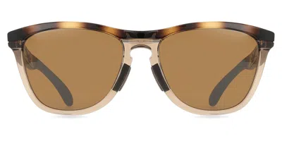 Oakley Oo9284a Frogskins Range Asian Fit 928407 Men's Sunglasses Brown Size 55