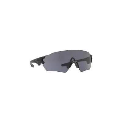 Pre-owned Oakley Oo9328-04 Glasses,gry Lens,blk Frame,det Cord 417x47 In Gray