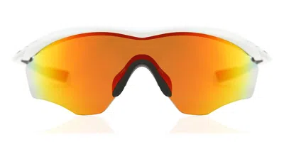 Oakley Oo9343 M2 Frame Xl 934305 Occhiali Da Sole Bianchi Per Uomo In White