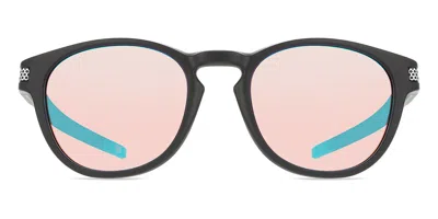 Oakley Oo9349 Latch Asian Fit 934953 Men's Sunglasses Black Size 53 In Pink