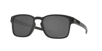 Oakley Oo9358 Latch Squared Asian Fit Polarized 935818 Men's Sunglasses Black Size 55