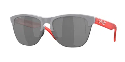 Oakley Oo9374 Frogskins Lite 937452 Men's Sunglasses Grey Size 63 In Black