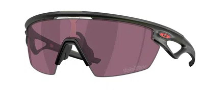 Oakley Sphaera Logo-engraved Sunglasses In Black