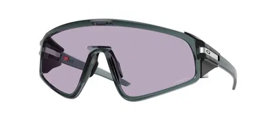 Oakley Oo9404 Latch Panel 940413 Men's Sunglasses Black Size 135 In Green