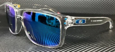 Pre-owned Oakley Oo9417 07 Crystal Prizm Sapphire Polarized Men's Sunglasses In Blue