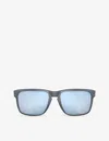 Oakley Womens Black Oo9102 55 Holbrook Square-frame Acetate Sunglasses In Blue
