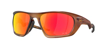 Oakley Oo9431 Lateralis 943116 Occhiali Da Sole Arancioni Per Uomo In Brown