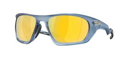 Oakley Oo9431 Lateralis Polarized 943115 Occhiali Da Sole Blu Per Uomo In Blue