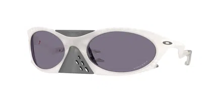 Oakley Oo9437 Plantaris 943706 Men's Sunglasses White Size 63 In Neutral