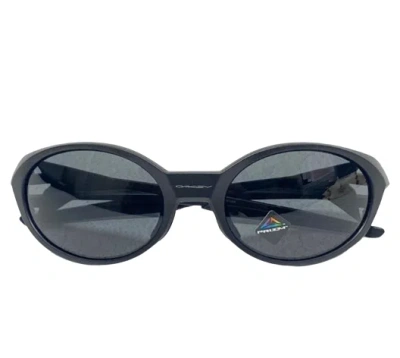 Pre-owned Oakley [oo9438-0158] Mens  Eye Jacket Redux Matte Black Golf Sunglasses In Gray