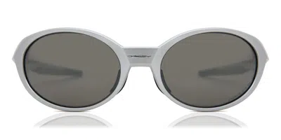 Oakley Oo9438 Eyejacket Redux Polarized 943805 Men's Sunglasses Grey Size 58 In Silver
