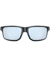 Oakley Gibston Xl 62mm Rectangular Sunglasses In Black